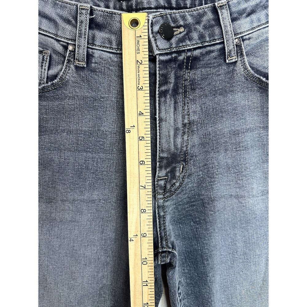 NWT Fidelity Kendall Denim Mid Rise S1066 Anthropologie Jeans 26 Wide Leg Crop - Picture 2 of 14